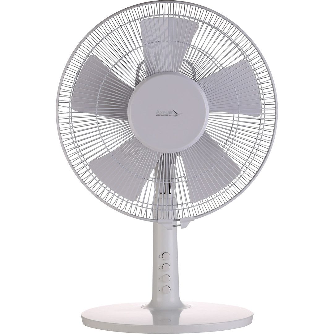 AXELAIR - Ventilateur de table blanc