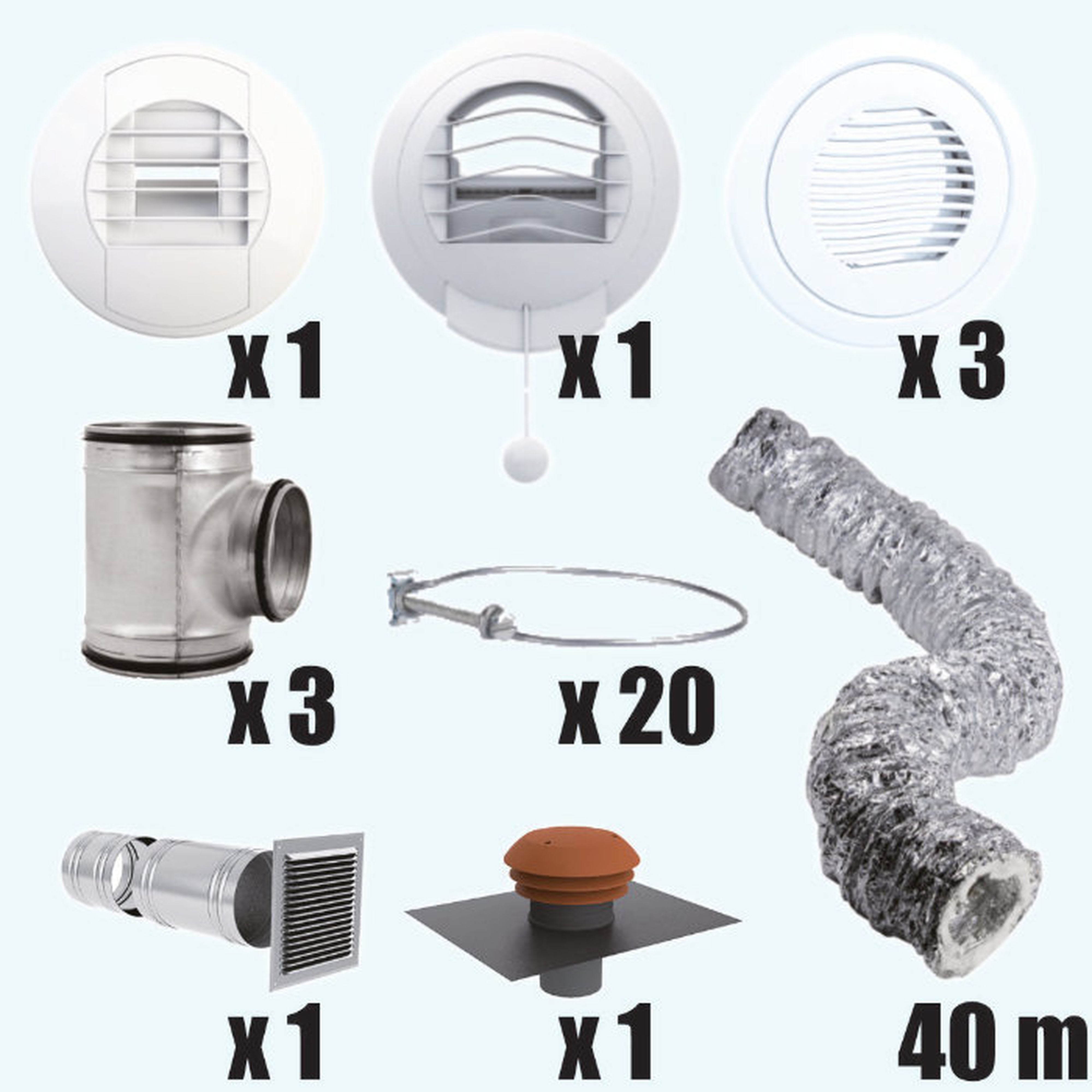 AXELAIR - Kit d'accessoires pour VDFTMIN