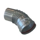 AXELAIR - Coude tuyau 45° ø100mm Femelle AGHSPC