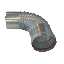 AXELAIR - Coude tuyau 90° ø100mm Femelle AGHSPC