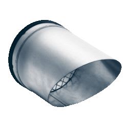 AXELAIR - Sortie air mâle grill à joint *ø200