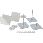 AXELAIR - Bte 500 pointes fix Laine verre Lg 32mm