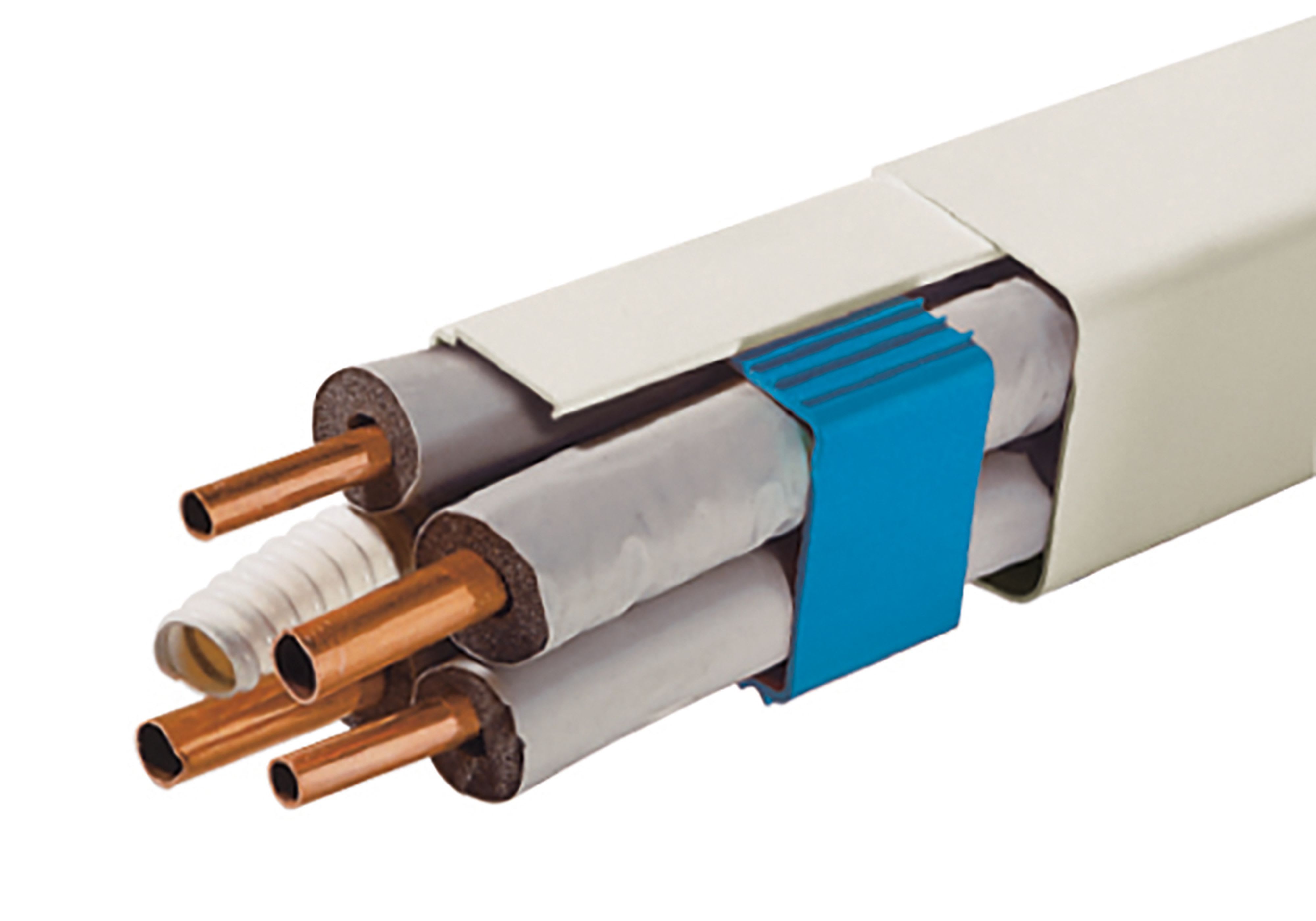 AXELAIR - goulotte filmée ivoire 90x65 lg2m