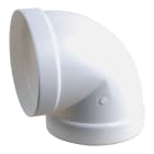 AXELAIR - Coude PVC rigide vertical 90° diam 100