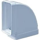 AXELAIR - Coude PVC rigide horizontal 90° 55x220