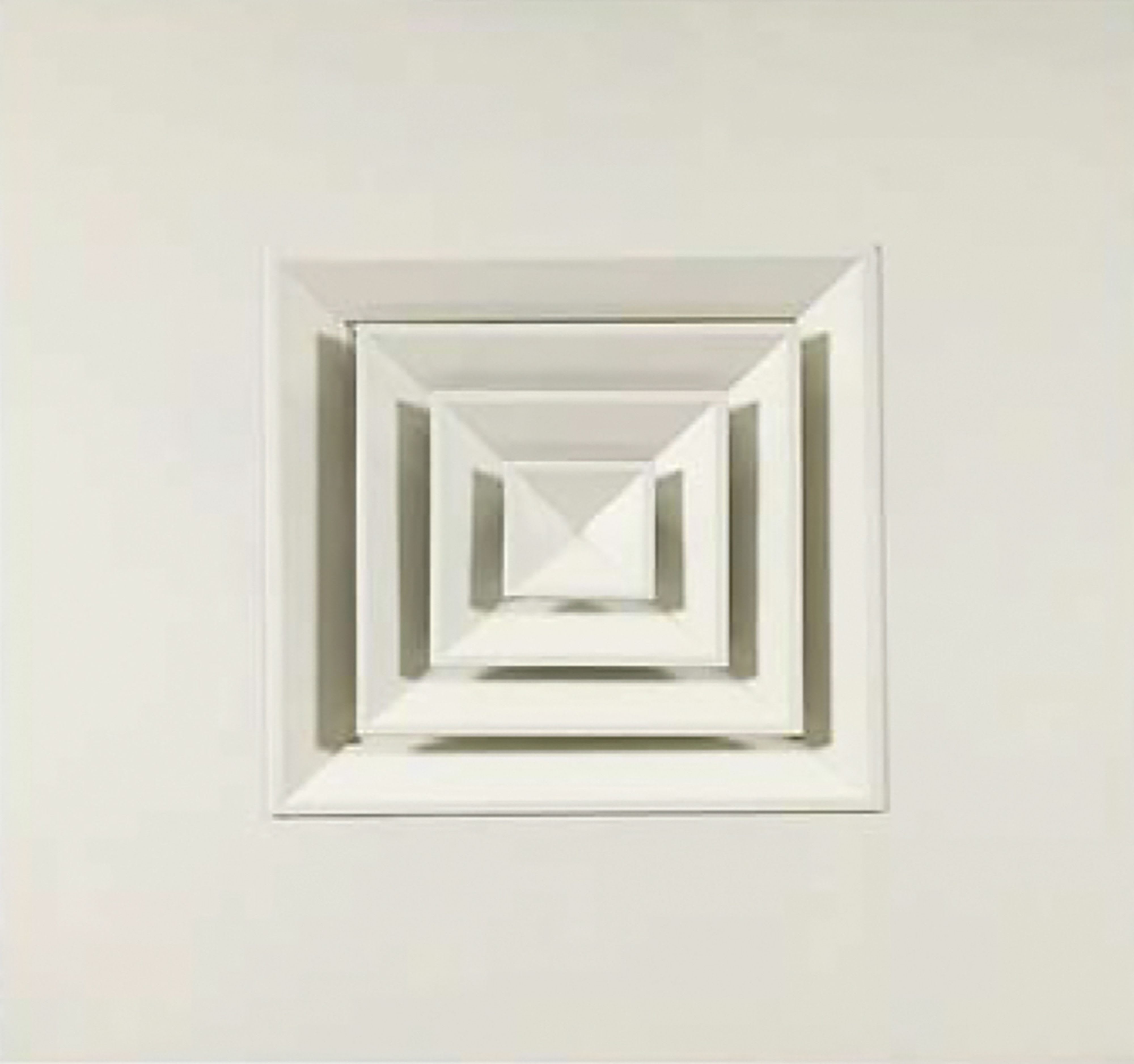 AXELAIR - Diffuseur carré alu laqué 225x225
