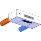AXELAIR - Centrale dble flux décentralisée scolaire - 660 m3/h - EVERSKY 500 PREMIUM BE