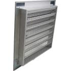 AXELAIR - Grille alu anod. ailet 45 pas50 400x390