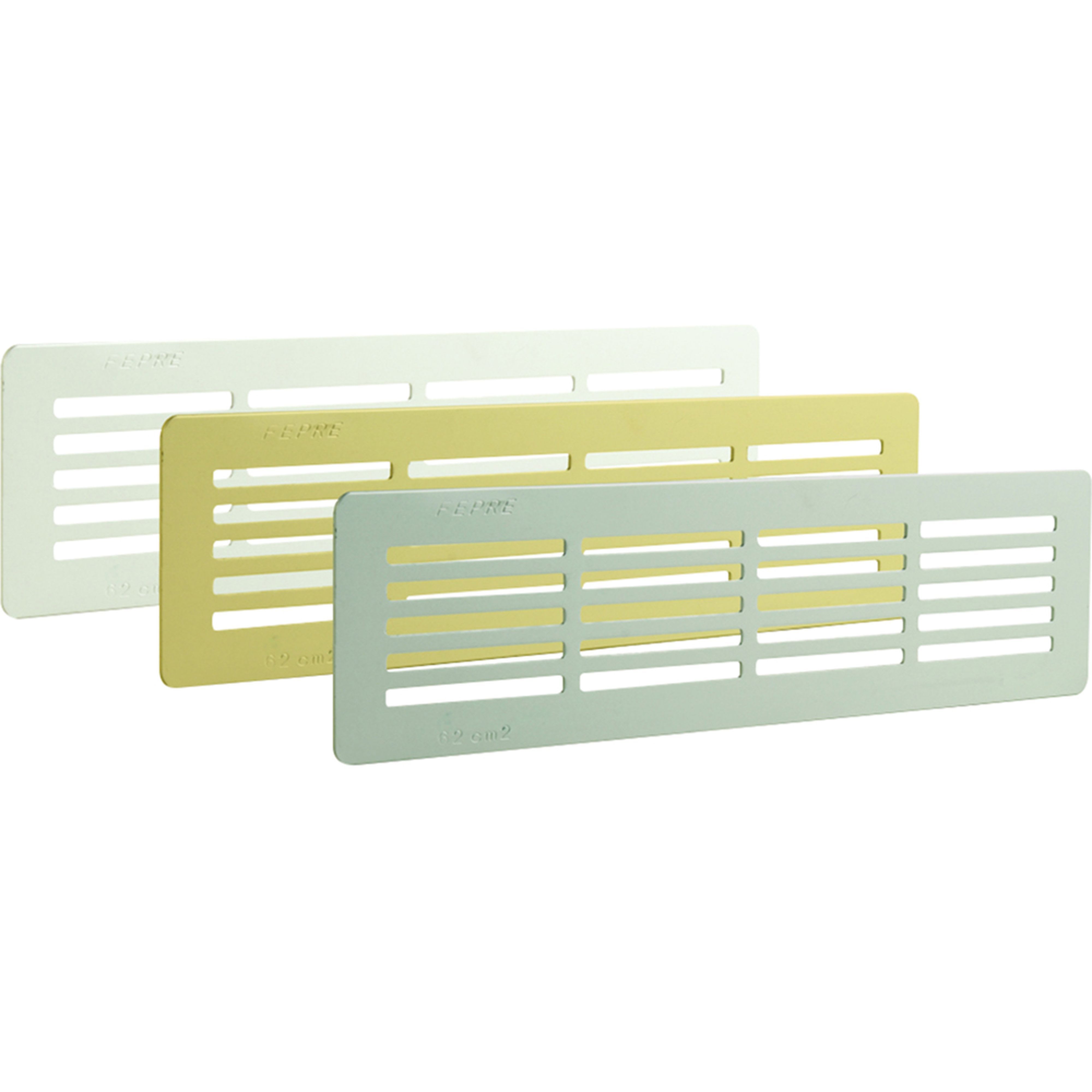 AXELAIR - Gril alu dorée 300x80 56 cm2 brochable