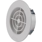 AXELAIR - Grille plast blc encas moustq ailet ø100