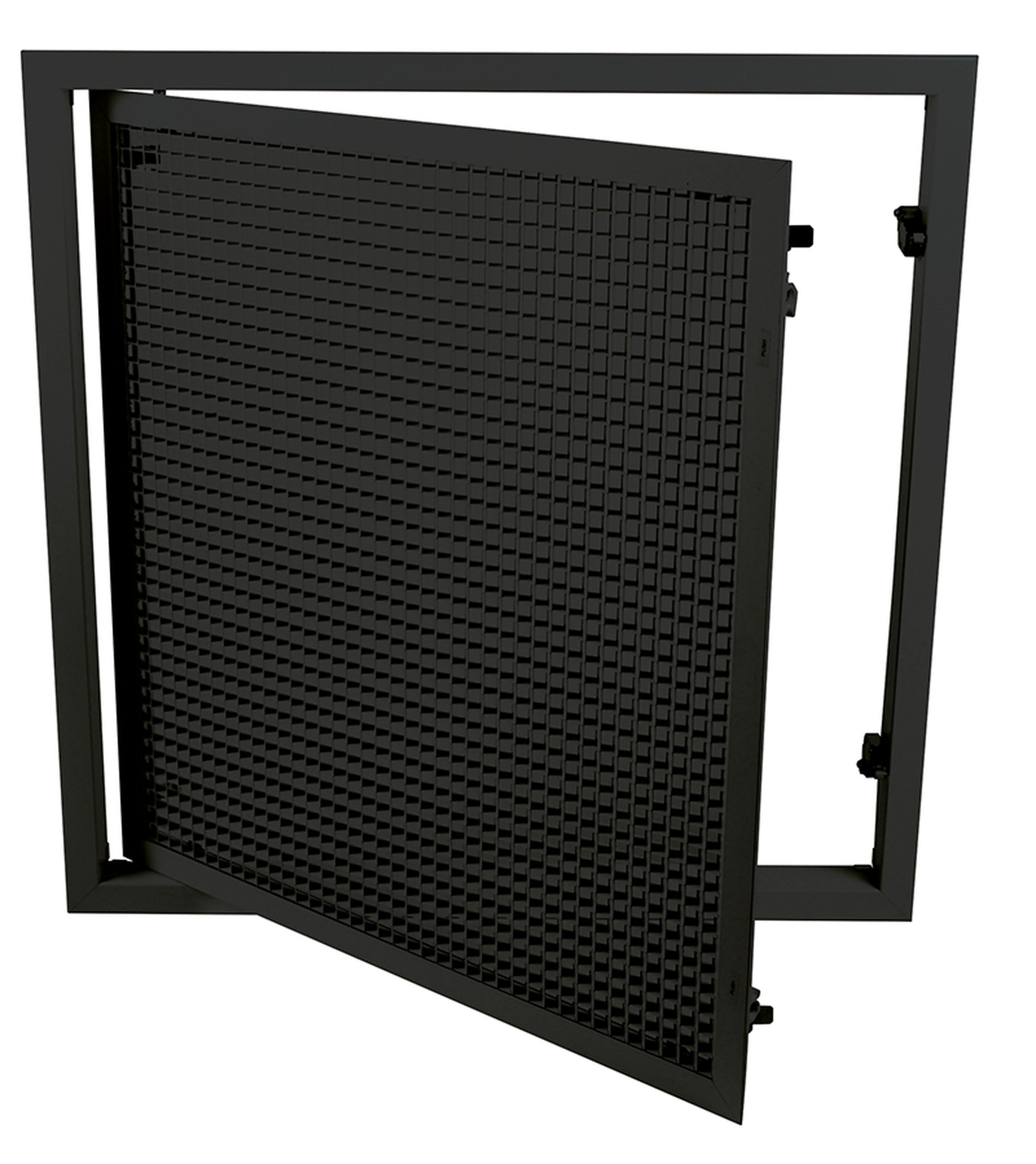 AXELAIR - Gril repr alu noire maille45 60x60 PushP
