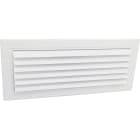 AXELAIR - Gril lame courbe Al blc 400x150