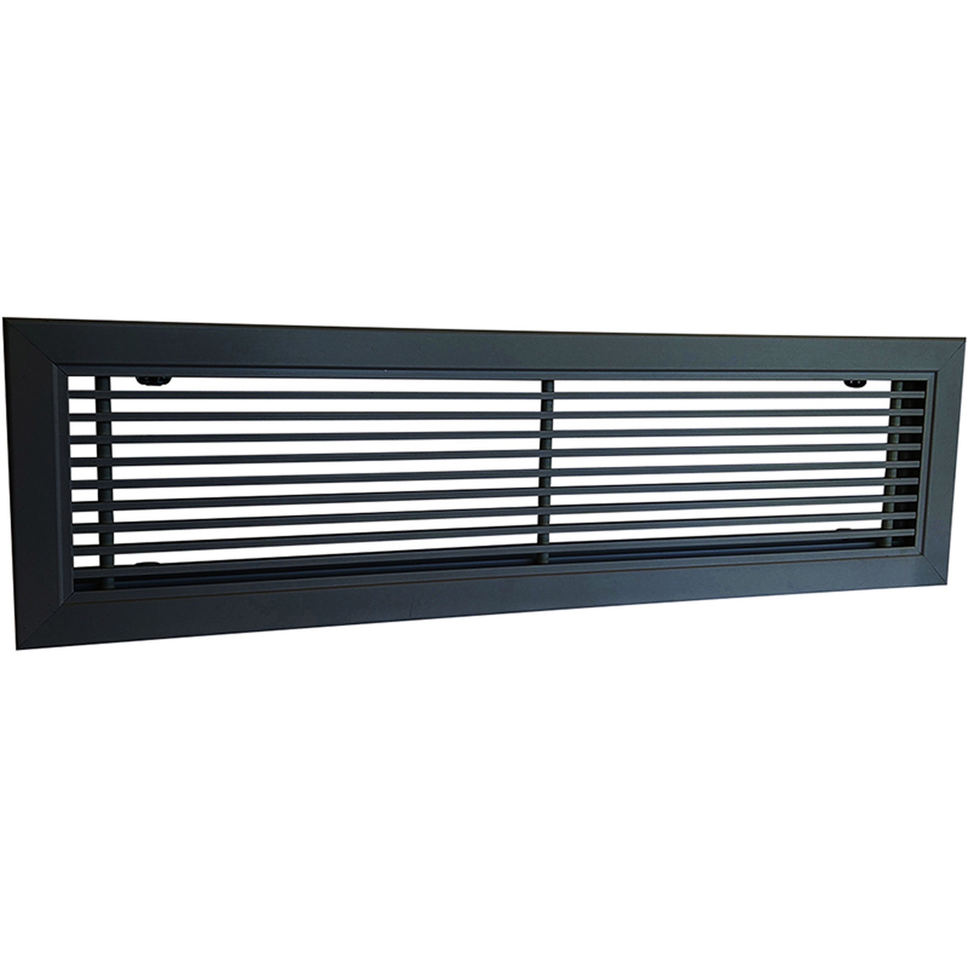 AXELAIR - Gril liné alu noir fix30x15clips Pfiltre
