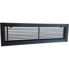 AXELAIR - Gril liné alu noir fix30x15clips Pfiltre