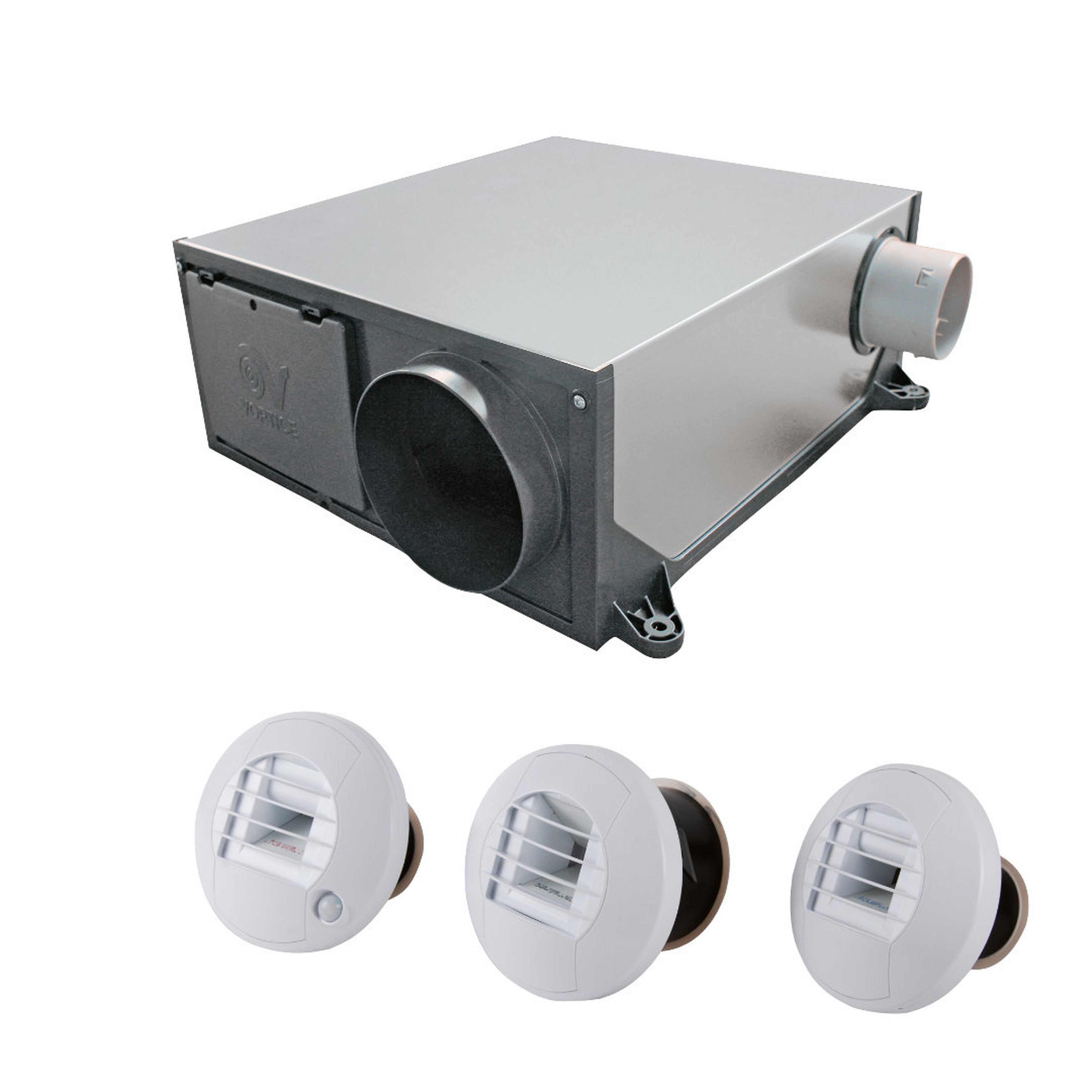 AXELAIR - Kit VMC HygroB Platt ES + 3 bches élec