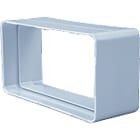 AXELAIR - Manchon droit PVC rigide section 55x110