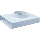 AXELAIR - Té vertical mixte PVC rigide 55x220 ø125