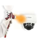 VIZEO - Passage en peinture d'une camera en NOIR RAL9005 ( autre couleur sur demande )