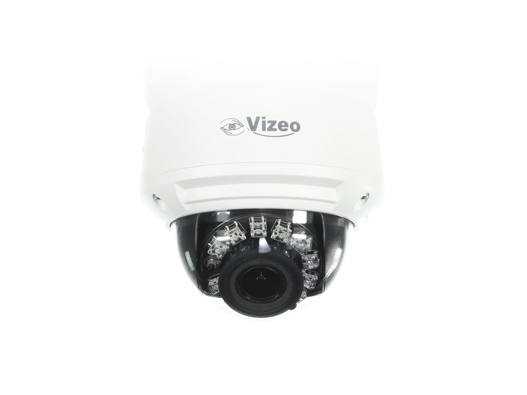 VIZEO - Dome fixe, IR, PoE, focal 2,8-12mm motorise