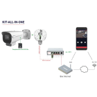 VIZEO - Kit ALL IN ONE composé d'un CA50HDk ( Full Color ) + boite de raccordement + 2