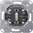 Jung - méc double inter lumineux à levier avec 2 circuits phase commune, fixation à vis