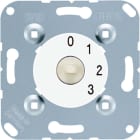 Jung - Inter rotatif, 3 positions 16AX 250V unipolaire blanc
