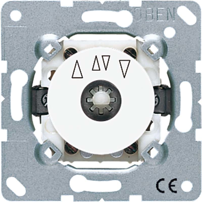Jung - Inter rotatif VR-Store, inverseur 10AX 250V blanc