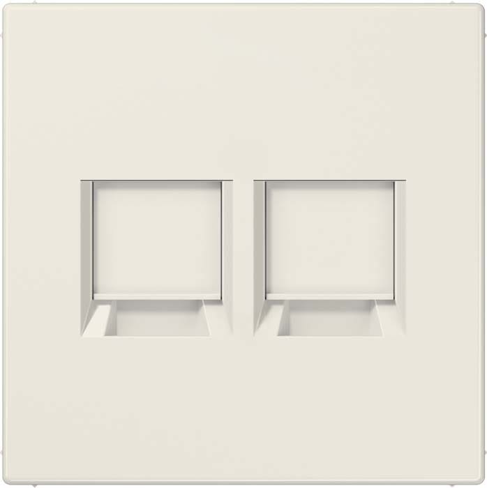 Jung - Enjo RJ 45 double / LS 990 Ivoire pour Modular Jack