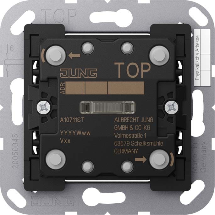 Jung - BP BCU F10 1 voie standard, version BP 2 appuis / A 500