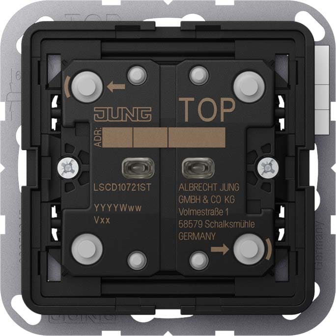 Jung - BP BCU F10 2 voies standard, version BP 4 appuis / CD500 et LS 990