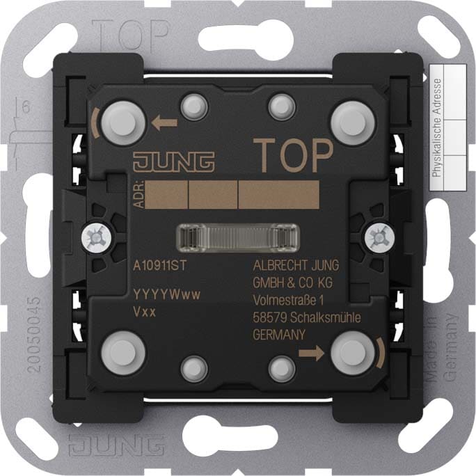 Jung - BP BCU F10 1 voie universel, version BP 2 appuis / A 500