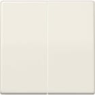 Jung - Enjoliveur double touche pour mécanisme BP-BCU F10 A10xxxST / AS 500 Ivoire