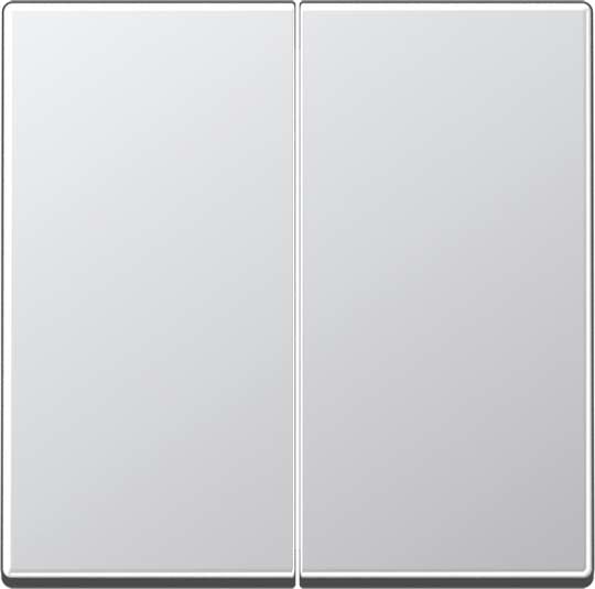 Jung - Enjo double touche pour mécanisme BP-BCU F10 A10xxxST / A 500 Aluminium