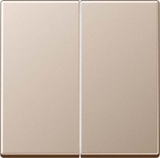 Jung - Enjo double touche pour mécanisme BP-BCU F10 A10xxxST / A 500 Champagne