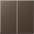 Jung - Enjo double touche pour mécanisme BP-BCU F10 A10xxxST / A 500 Moka