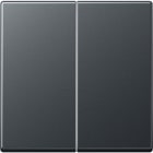 Jung - Enjo double touche pour mécanisme BP-BCU F10 A10xxxST / A 500 Anthracite