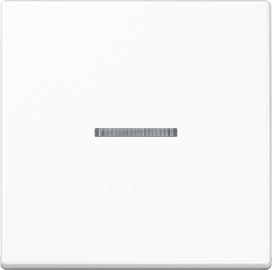 Jung - Enjo simple touche à voyant pour mécanisme BP-BCU F10 A10xxxST / A 500 Blanc