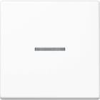 Jung - Enjo simple touche à voyant pour mécanisme BP-BCU F10 A10xxxST / A 500 Blanc