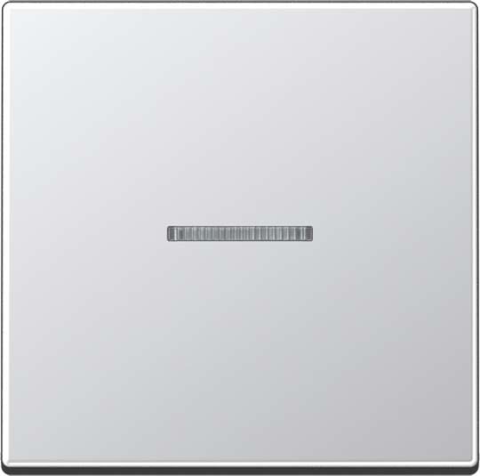 Jung - Enjo simple touche à voyant pour méca BP-BCU F10 A10xxxST / A 500 Aluminium