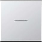 Jung - Enjo simple touche à voyant pour méca BP-BCU F10 A10xxxST / A 500 Aluminium