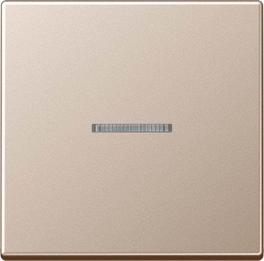 Jung - Enjo simple touche à voyant pour méca BP-BCU F10 A10xxxST / A 500 Champagne