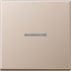 Jung - Enjo simple touche à voyant pour méca BP-BCU F10 A10xxxST / A 500 Champagne