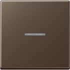 Jung - Enjo simple touche à voyant pour mécanisme BP-BCU F10 A10xxxST / A 500 Moka