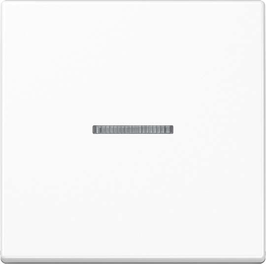 Jung - Enjo simple touche à voyant pour mécanisme BP-BCU F10 A10xxxST / A 500 Blanc