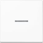 Jung - Enjo simple touche à voyant pour mécanisme BP-BCU F10 A10xxxST / A 500 Blanc