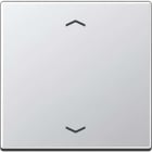 Jung - Enjo simple touche avec flèches pour mécanisme BP-BCU A10xxxST/ A 500 Aluminium