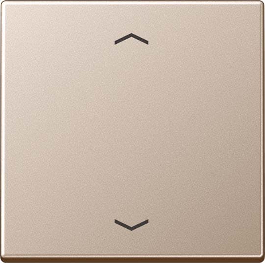 Jung - Enjo simple touche avec flèches pour mécanisme BP-BCU A10xxxST/ A 500 Champagne