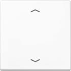 Jung - Enjo simple touche avec flèches pour mécanisme BP-BCU A10xxxST/ A 500 Blanc