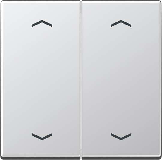 Jung - Enjo double touche avec flèches pour mécanisme BP-BCU A10xxxST/ A 500 Aluminium