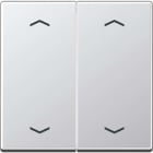 Jung - Enjo double touche avec flèches pour mécanisme BP-BCU A10xxxST/ A 500 Aluminium